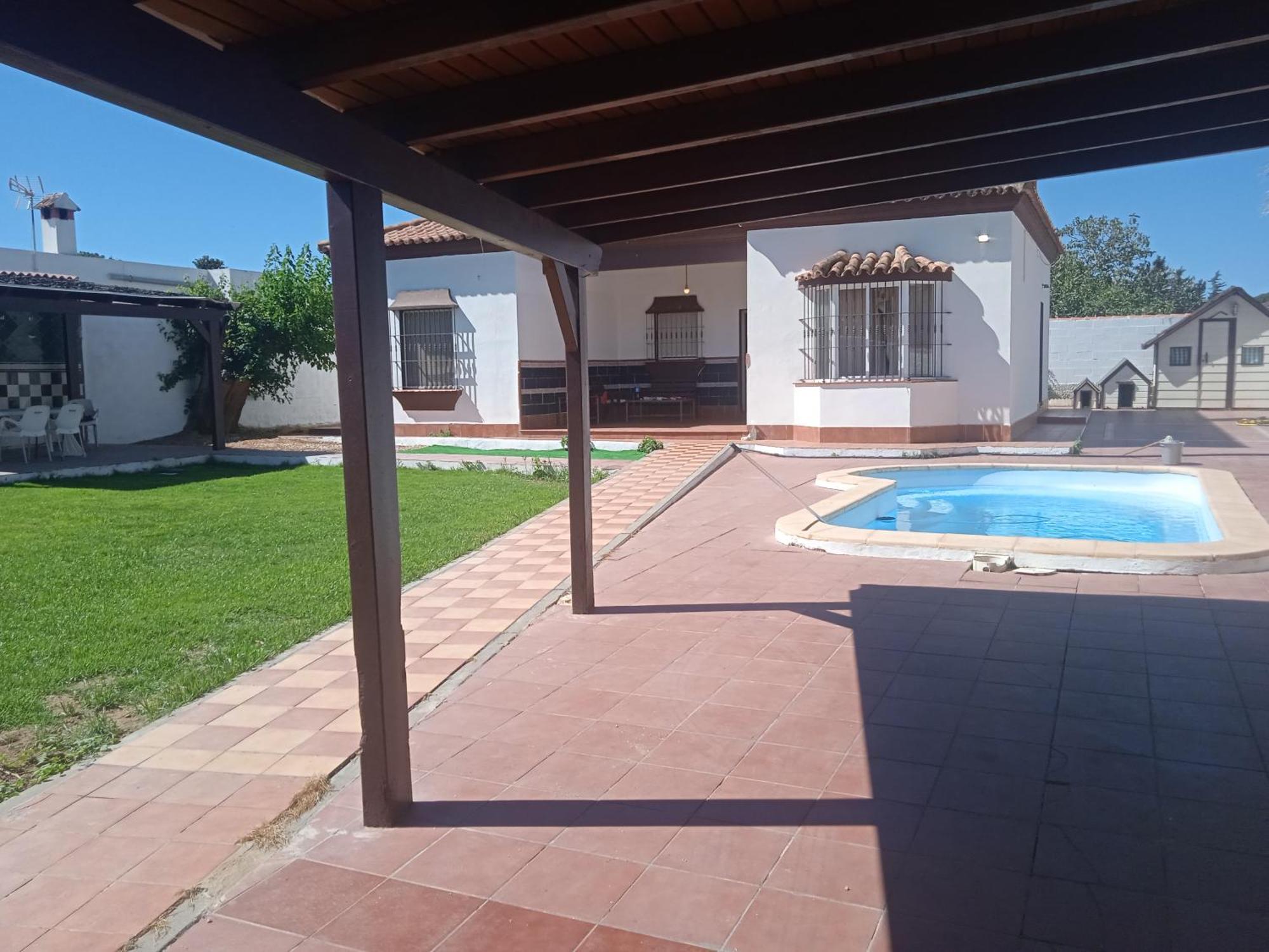 Agradable Chalet Con Piscina Para Escapadas. Chiclana de la Frontera Luaran gambar